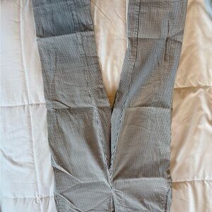 Striped Black and White Pants